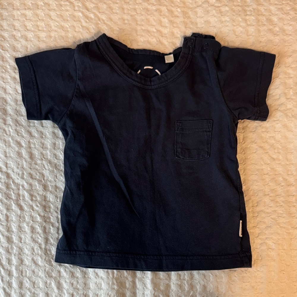 Bonds Navy Short-Sleeve Pocket Tee